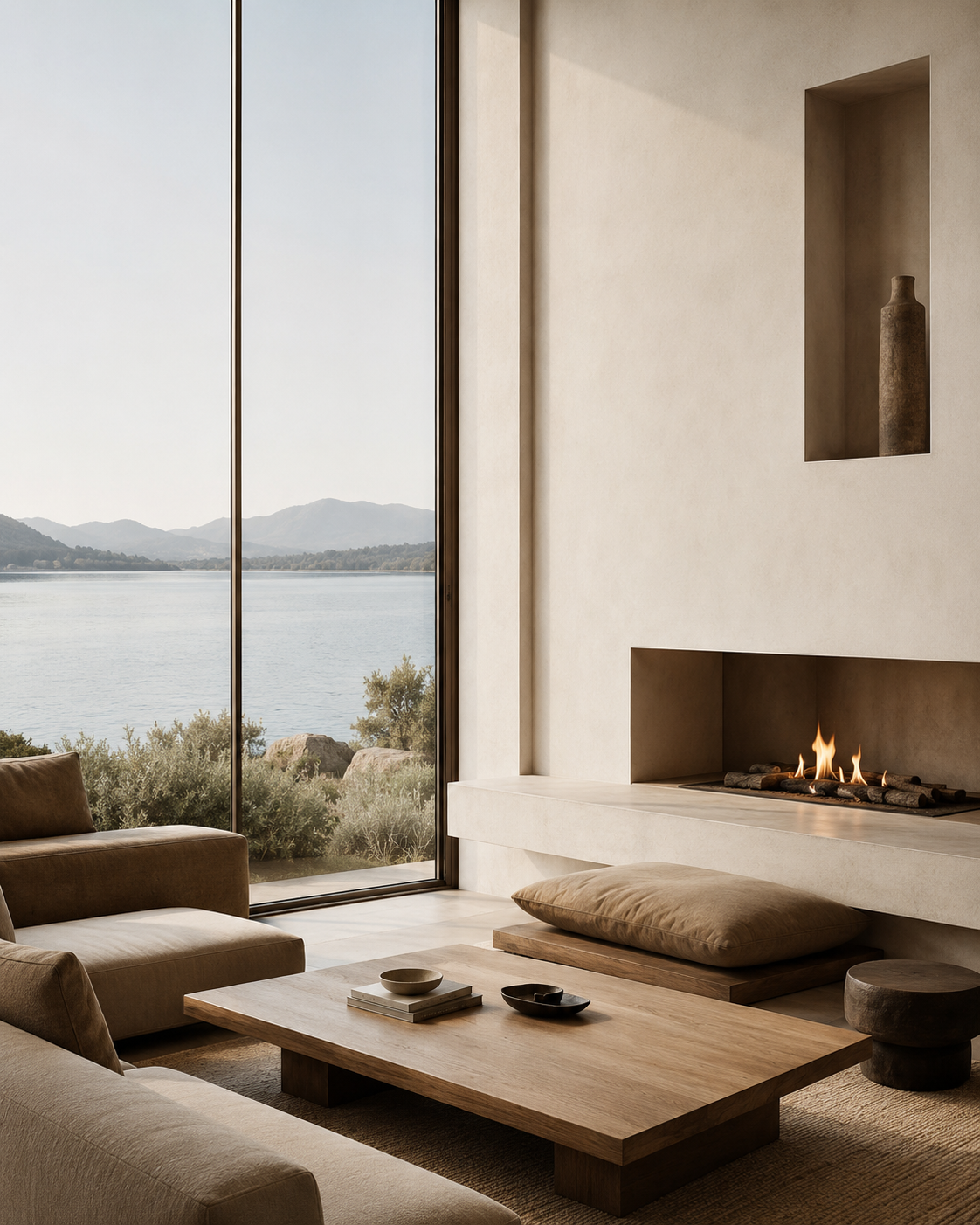 Minimal living room interior